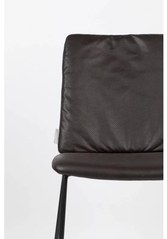 Zuiver Stoel Fab Chocolate Zwart