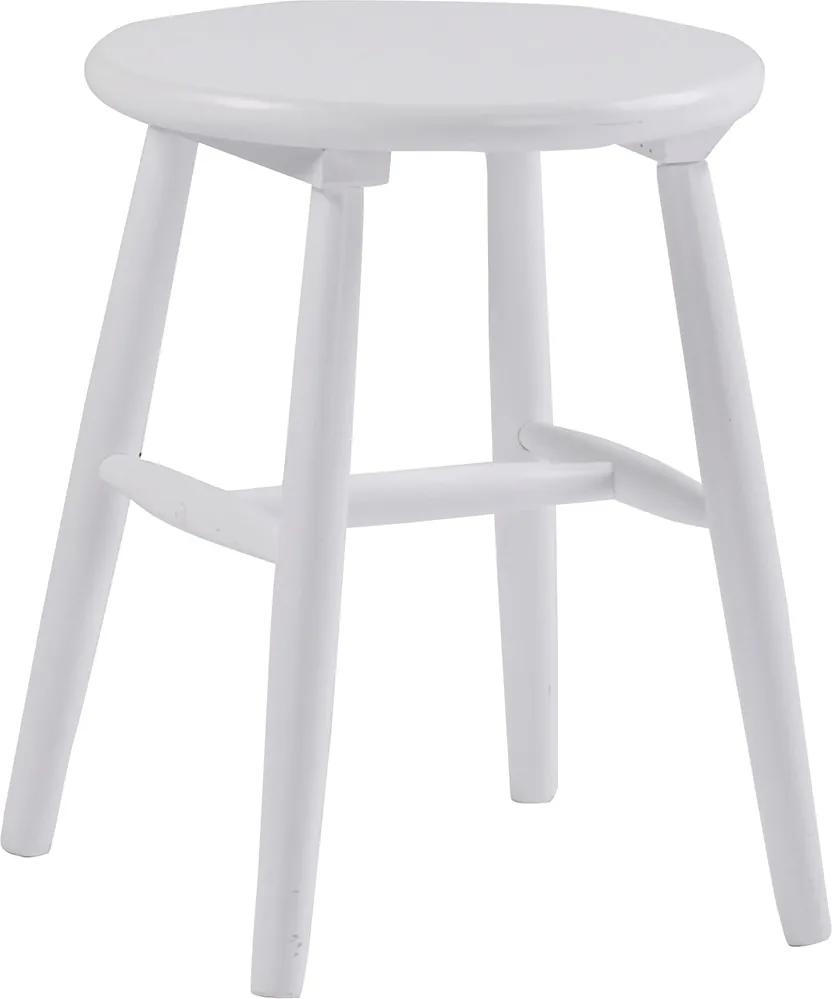 Nordiq Pelle stool - Houten krukje - H46 cm- Hout - Kruk - Vier poten - 46 cm hoog - Modern - Scandinavisch