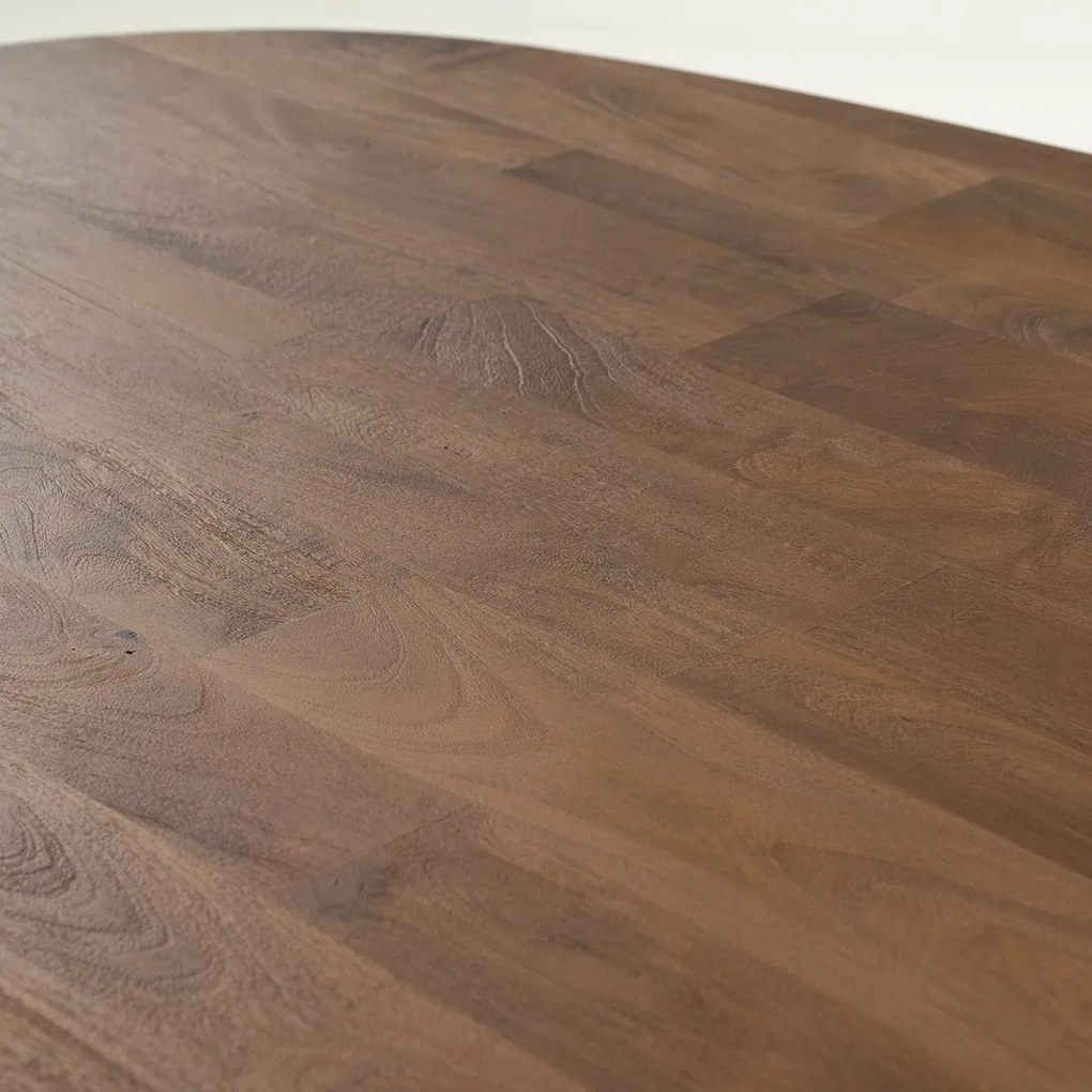 Eleonora Tycho Eettafel Kruispoot Bruin 260 - 260 X 110cm.