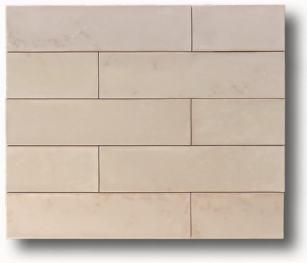 Wandtegel 7,5x30 Cm Cifre Drop Ivory Glans RBT147