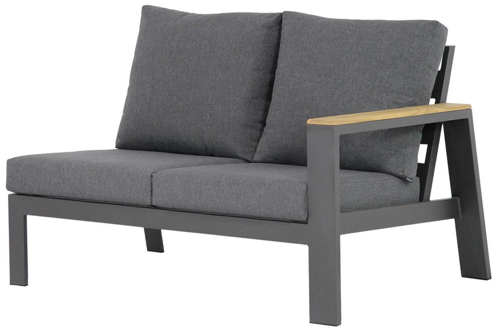 Hoek loungeset 6 personen Aluminium Grijs Lifestyle Garden Furniture Marietta
