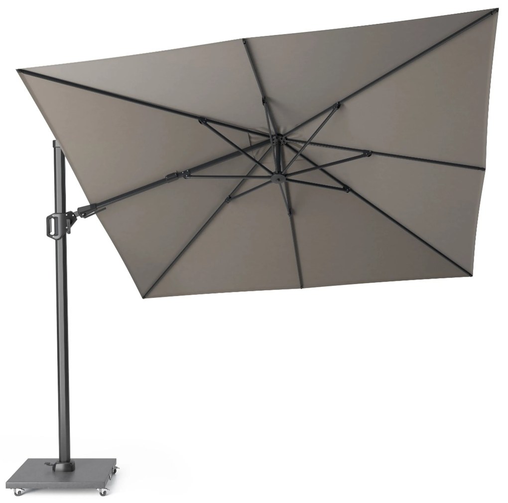 Platinum Challenger zweefparasol 3x3m  T2 premium (incl. voet en hoes) manhattan