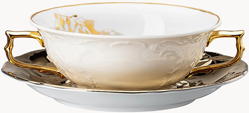 Porseleinen soepkom met schotel Heritage Midas