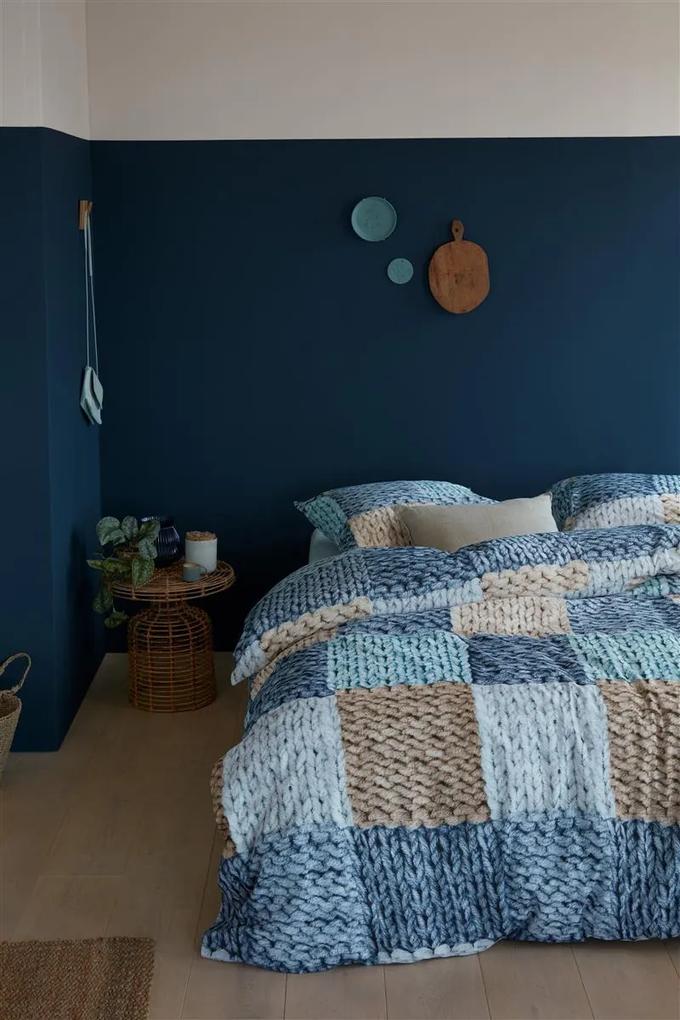 Ariadne at Home | Dekbedovertrekset Wool Shades lits-jumeaux: breedte 240 cm x lengte 200/220 cm + blauw dekbedovertreksets katoen bed & bad beddengoed