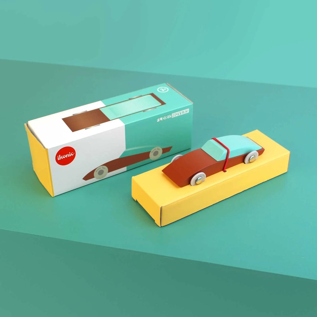 Houten auto - Duotone Car #3 - Floris Hovers