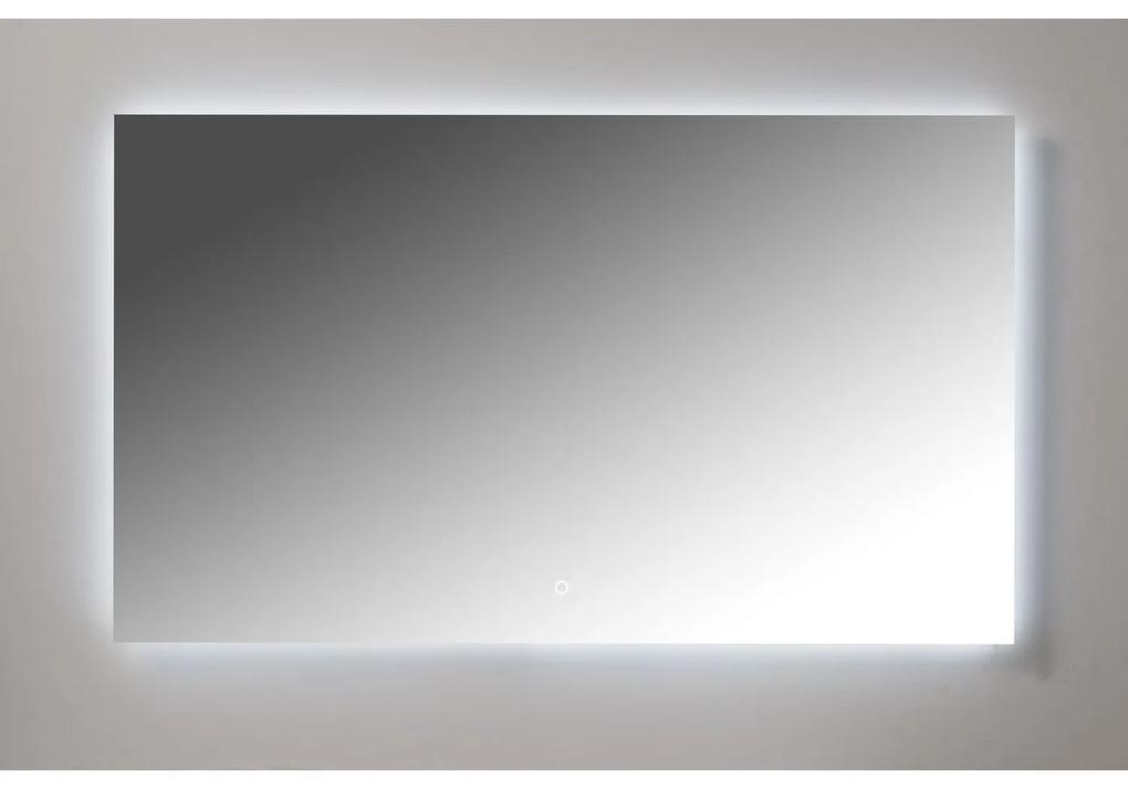 Badkamerspiegel Xenz Peschiera 90x70cm met Rondom Indirecte Verlichting en Spiegelverwarming