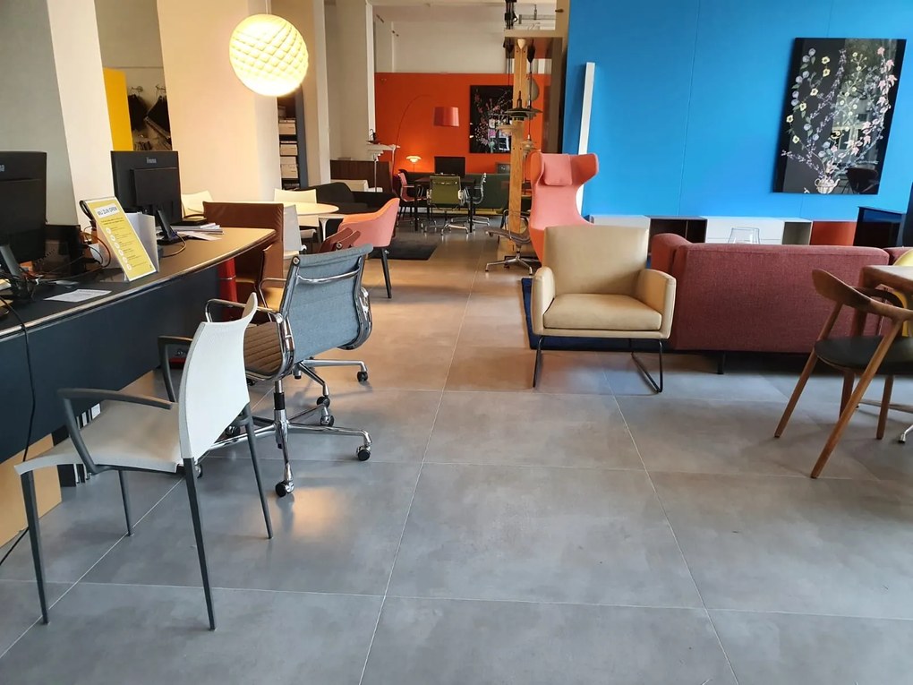 Vloertegel 90x90 Cm Betonlook Fairy Grijs H97