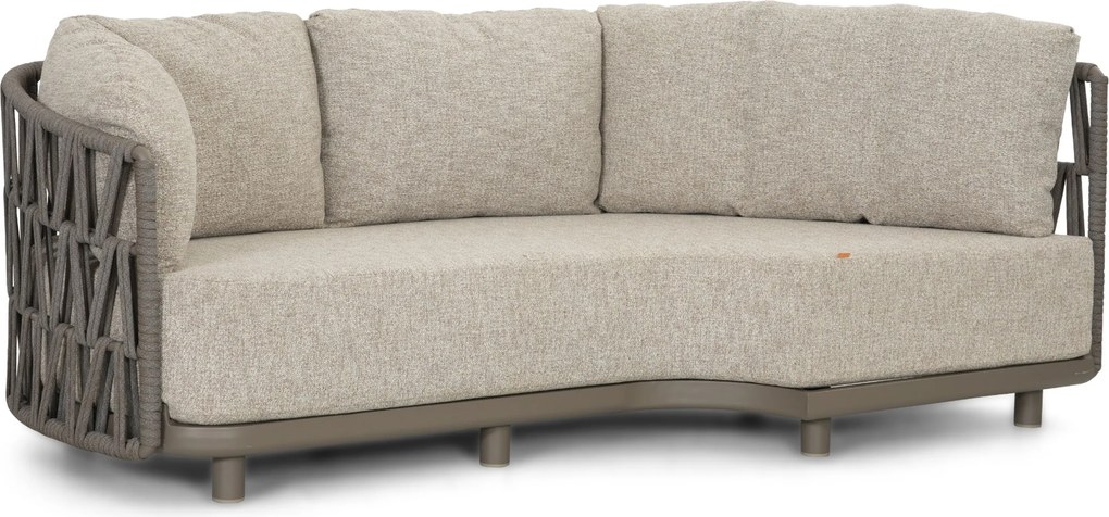 Loungeset tuin 5 personen Rope Taupe  Santika Furniture Santika