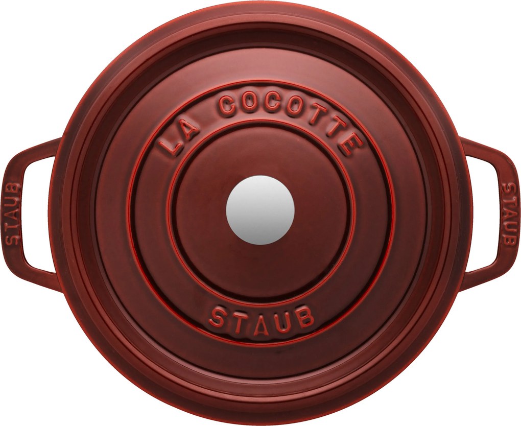 Staub La Cocotte Cocotte 26 cm / 5,25 l, Rond, Grenadine rood - La Cocotte - Staub