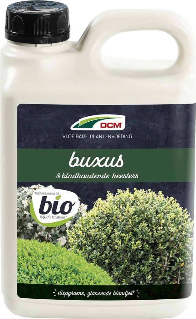 DCM vloeibare meststof voor buxus & bladhoudende heesters 2,5L (Bio)