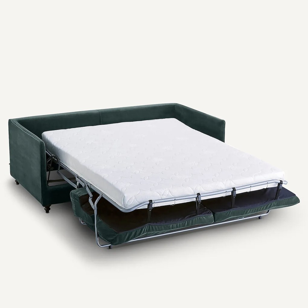 Omvormbare compacte bank in fluweel, Lazare