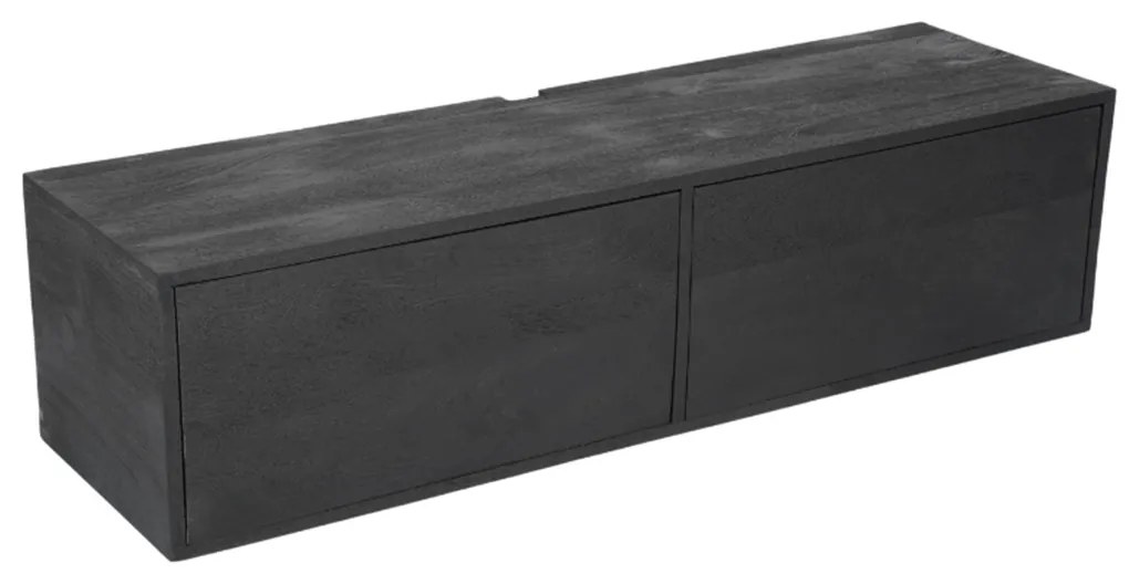 Starfurn Vision Zwart Tv-meubel Hangend 120 Cm - 120x35x30cm.