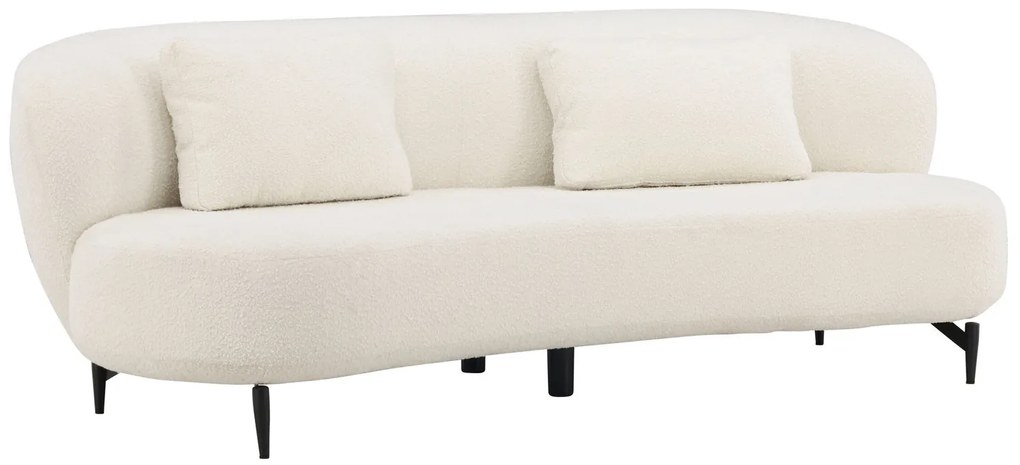 Jörn Luis Sofa - 2,5-Zitsbank - Wit Boucle / Teddy Stof - Jorn