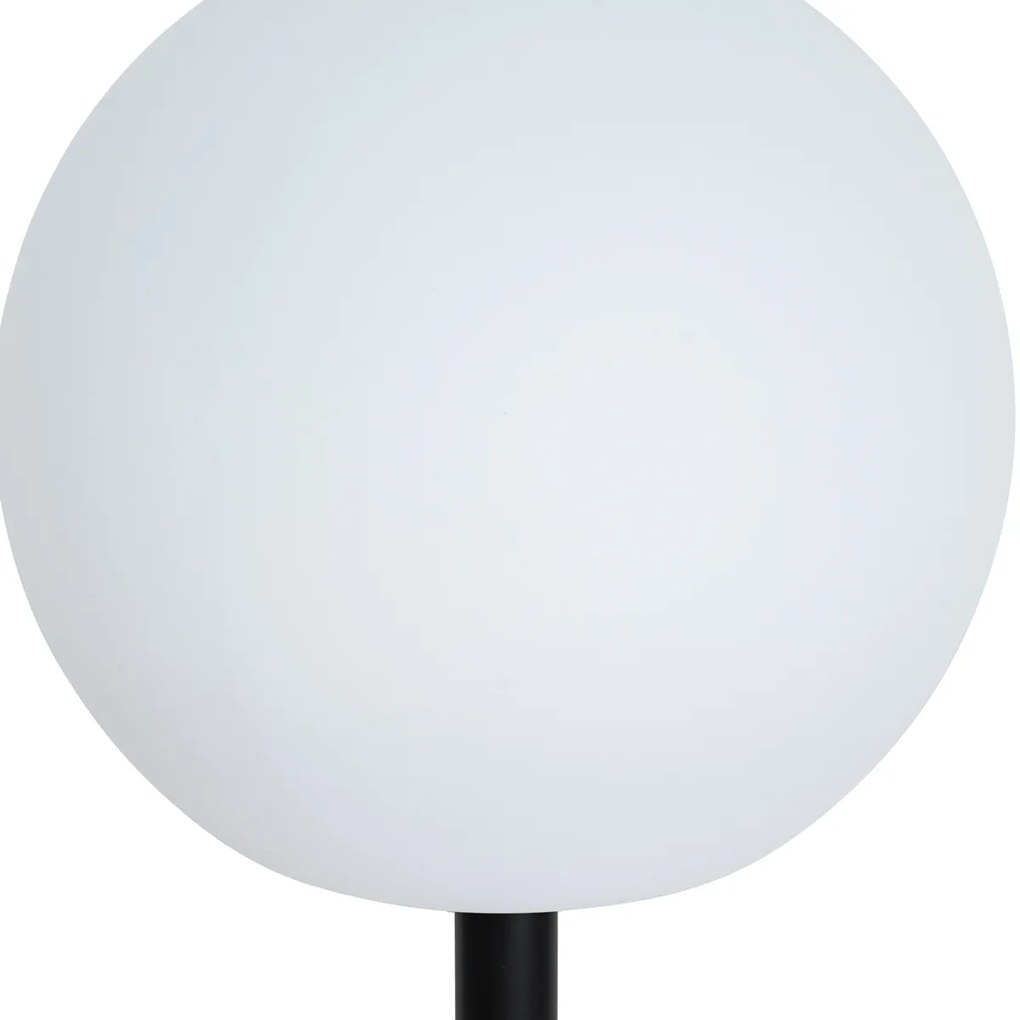 Buitenlamp wit 30 cm incl. LED IP44 solar RGBW - Ludger Modern IP44 Buitenverlichting rond