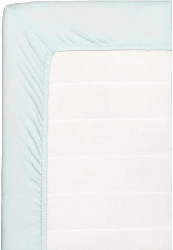 Hoeslaken Jersey - lichtblauw - 70x150 cm - Leen Bakker