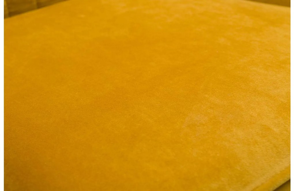 Goossens Eetkamerstoel Rob geel velvet stof met armleuning, urban industrieel