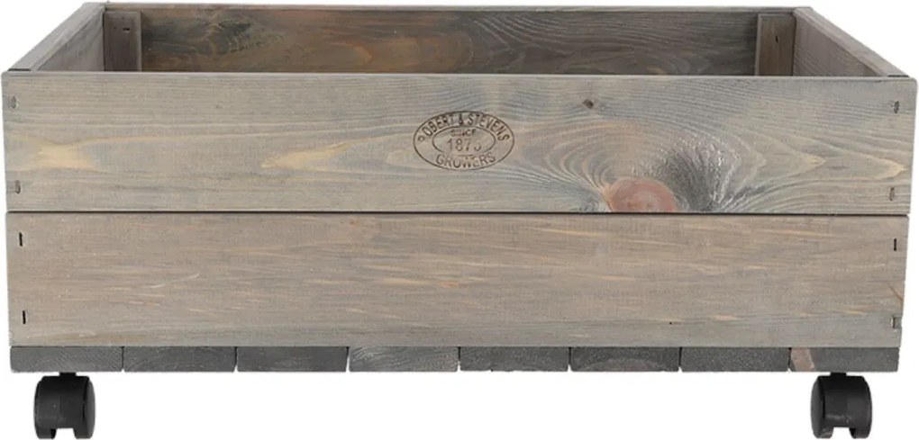 Esschert Design plantenbak op wielen - 59 x 39 x 24,7cm