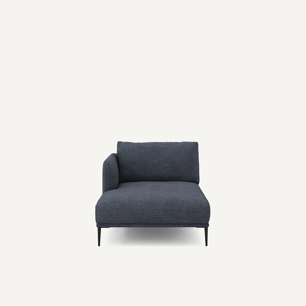 Katoen en linnen longchair, Oscar, ontwerp Emmanuel Gallina