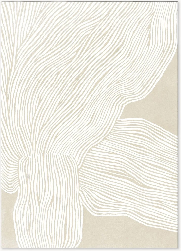 Ingelijste digitale print: The Poster Club x Rebecca Hein - The Line no. 09