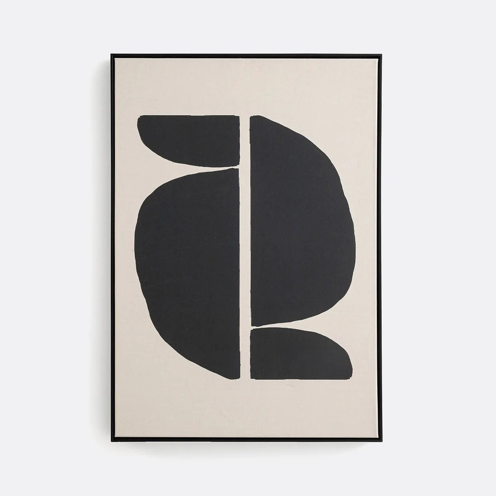 Doek in bedrukt linnen 70x100 cm, Lodga