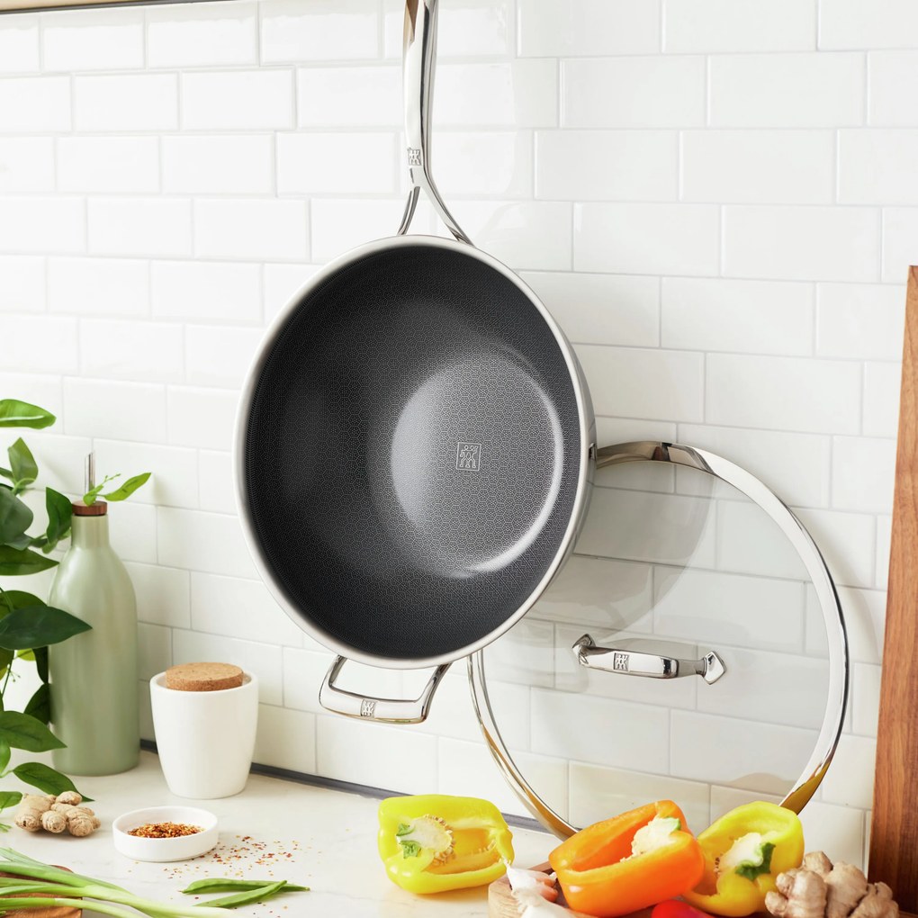 ZWILLING Peak Wok met deksel Ceraforce HyCoat 30 cm - Peak - ZWILLING