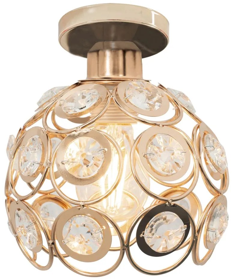 ELEGANTE PLAFONDLAMP APP205-1C KRISTALGOUD