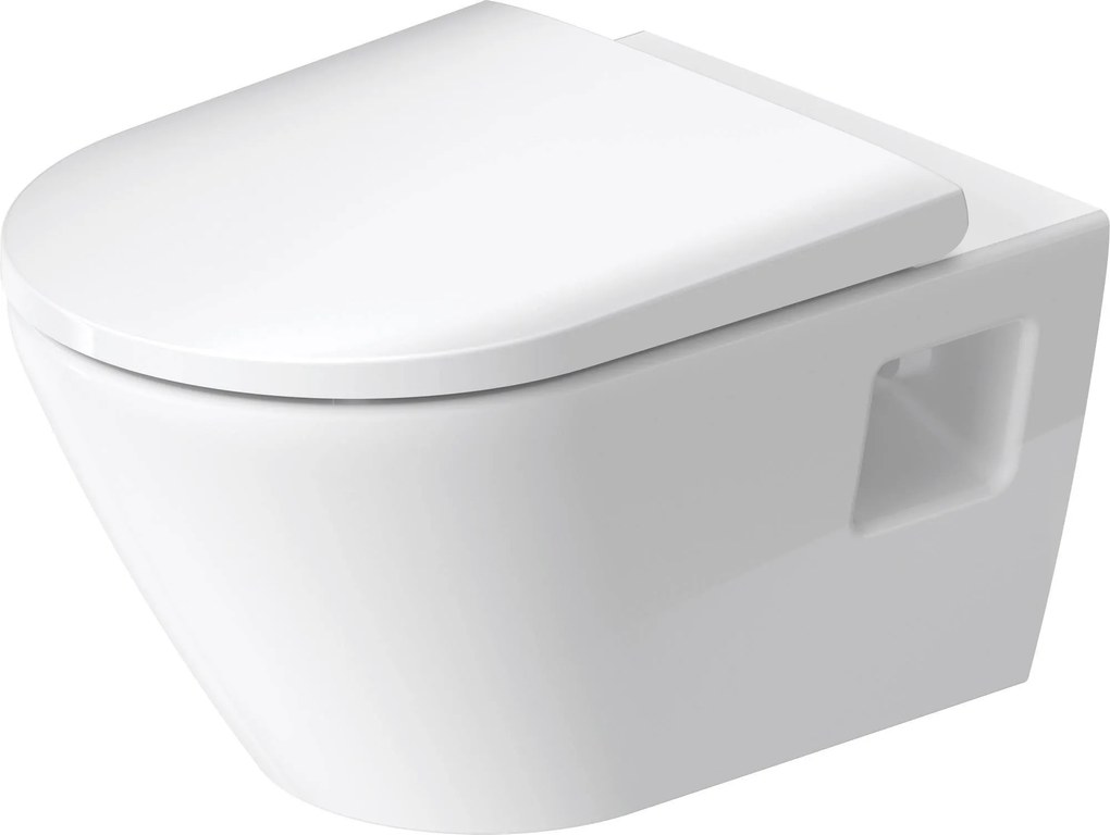 Duravit D-Neo hangtoilet met wondergliss 37x54x40cm Wit