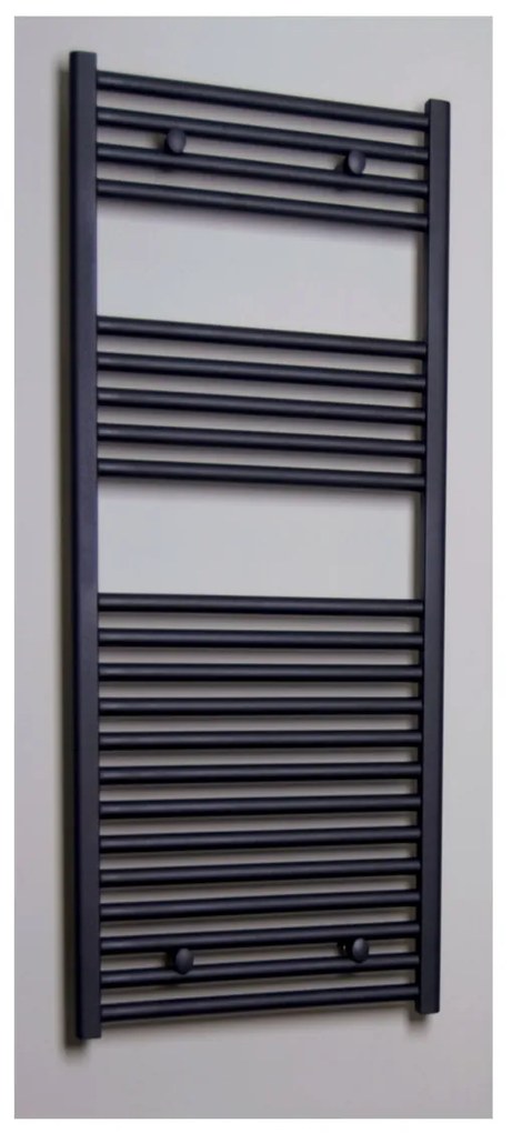 Sanicare design handdoekradiator 45x112cm zwart mat