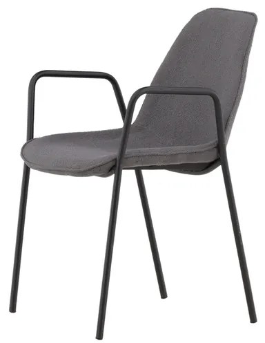 Jörn Eetkamerstoel - Robert  - Donkergrijs - Bouclé - Jörn