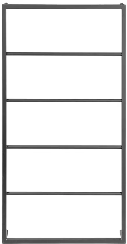 Sapho Industrial handdoekrek hangend 115x60cm mat zwart