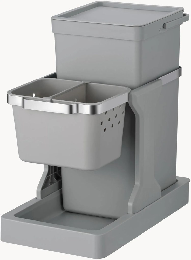 Afvalemmer Deco met uittreksysteem, 20+4 L