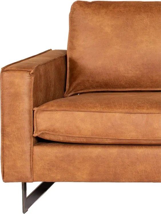 Loveseat - Riverdance - leer Colorado cognac 03