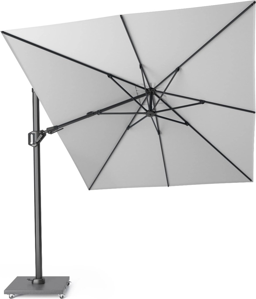 Platinum Challenger zweefparasol 3.5x2.6 m T2 (excl. voet) Wit