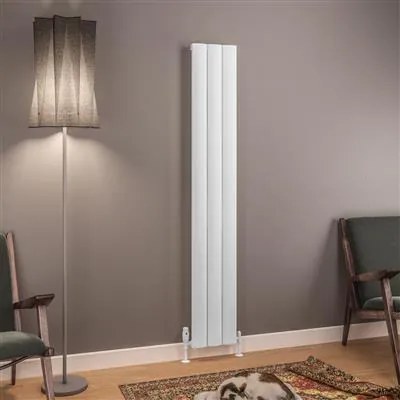 Eastbrook Tordino radiator 30x180cm aluminium 864W wit mat