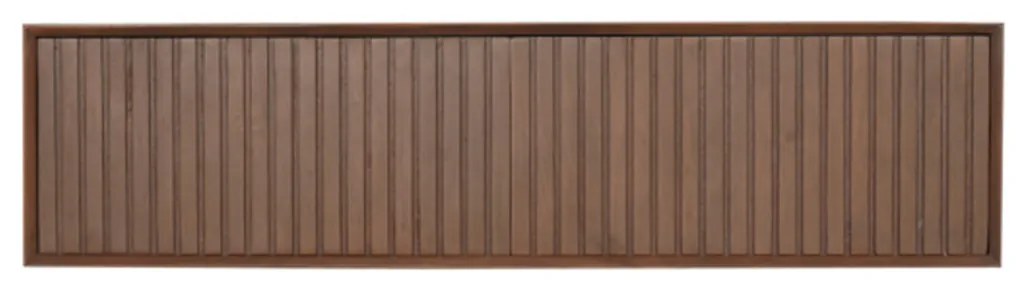 Starfurn Madison Walnut Zwevend Tv-meubel Walnoot Ribbels 120 Cm - 120x35x30cm.