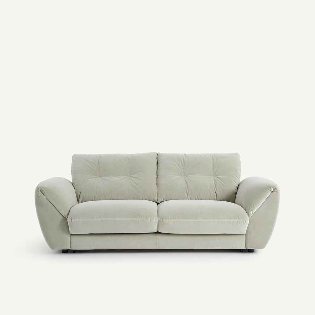 3-zits slaapbank van stonewashed fluweel, EDGAR