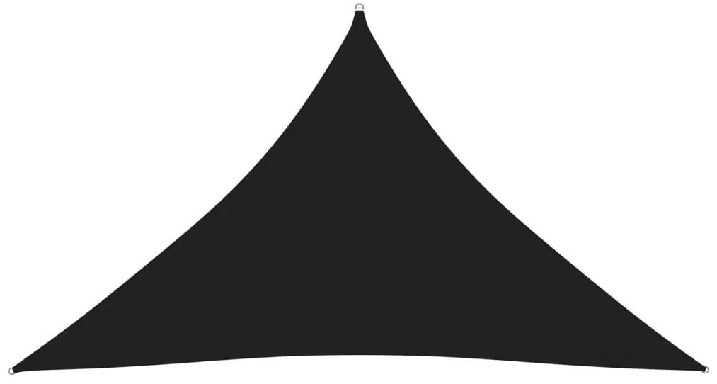 vidaXL Zonnescherm driehoekig 2,5x2,5x3,5 m oxford stof zwart