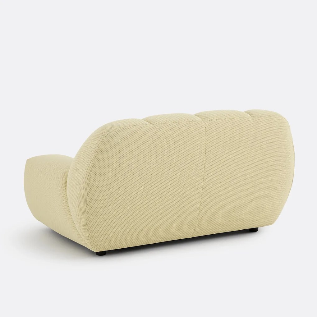 XL fauteuil, gewatteerde stof, NURIA