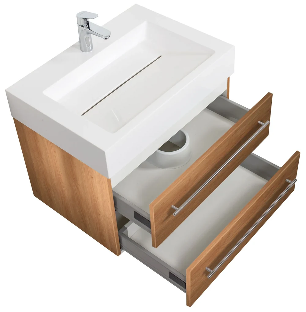 Saniclear Design badmeubel 70cm eiken