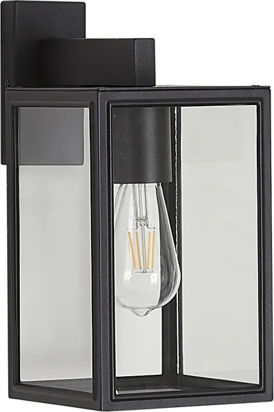 Industriële buiten wandlamp donker grijs IP44 - Sutton down