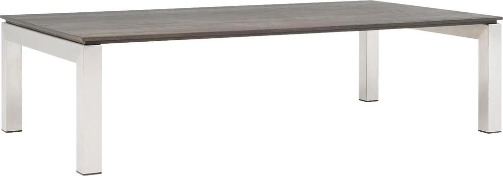 Goossens Excellent Salontafel Air rechthoekig, hout eiken antraciet, modern design, 130 x 35 x 70 cm