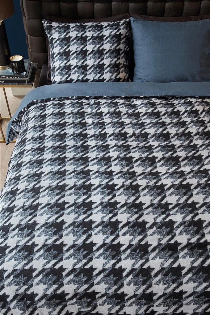 Riviera Maison Pied de Poule Dekbedovertrek Blue – Bij Swiss Sense