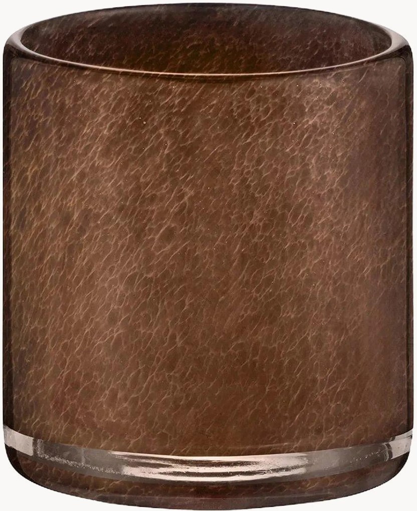 Mondgeblazen kaarsenhouder Saga