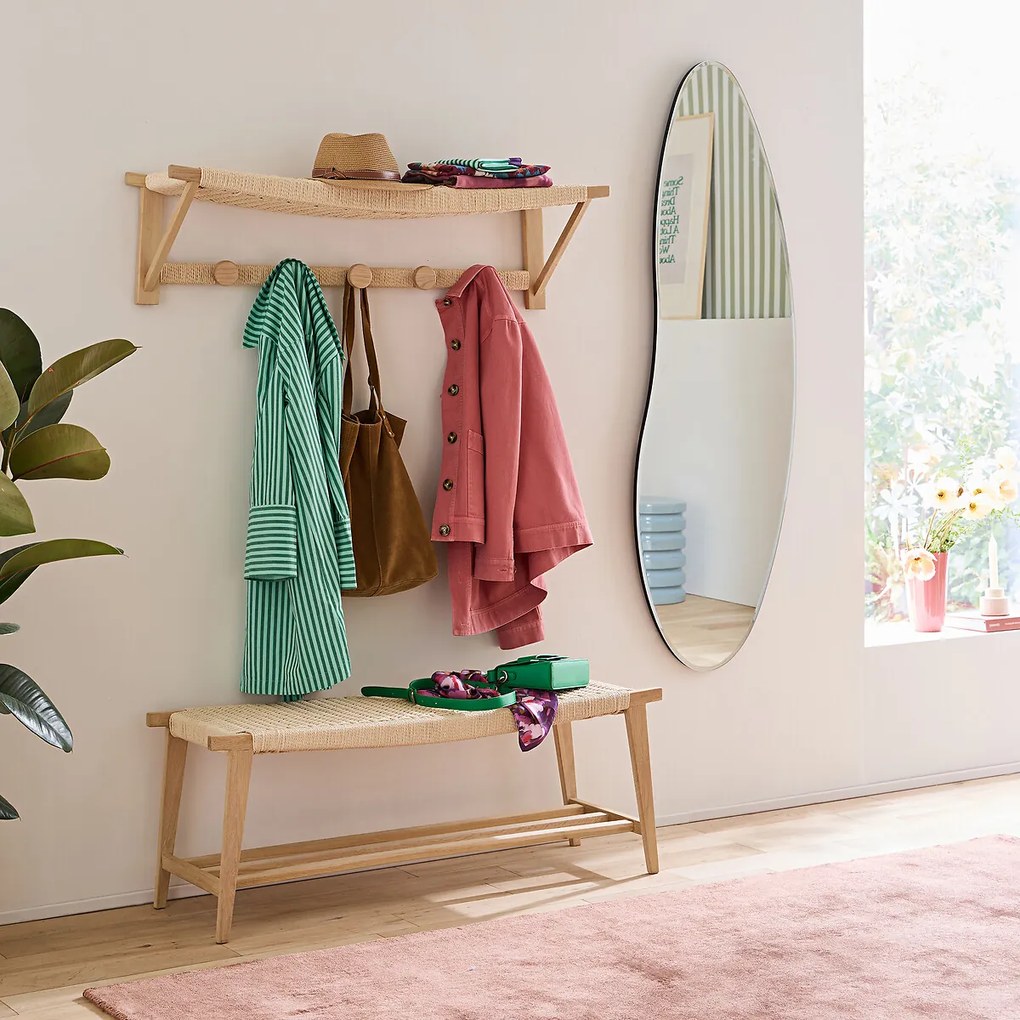 Wandkapstok in eikenhout, Kioto