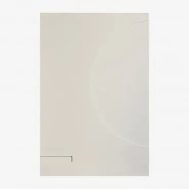 Decoratief Canvas 60x90 Cm In Reliëf Iridionne Tapioca Beige - Sklum