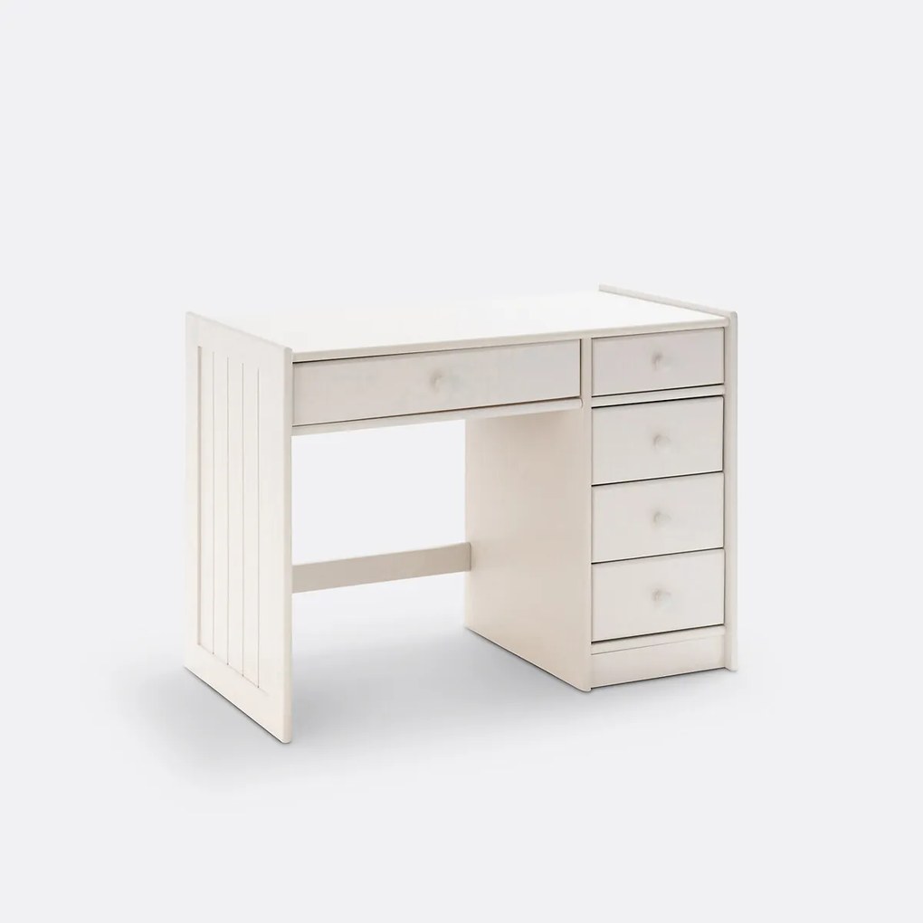 Bureau in massief grenenhout en MDF, GABY
