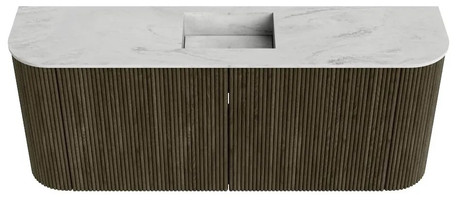 Mondiaz Joya DLux 105cm toiletmeubel ronding links/rechts shadow met wastafel faye midden 1 kraangat opalo