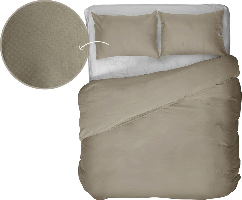 Kayori Otsu Dekbedovertrek Sand – Bij Swiss Sense