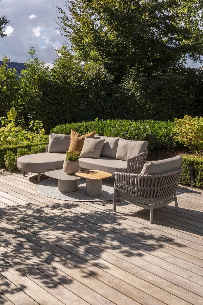 Taste by 4 Seasons Catalana loungestoel SALE Tuinstoel antraciet weerbestendig