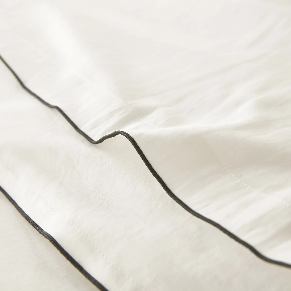 Dekbedovertrek van gewassen katoensatijn, 118 draden, Victor uni